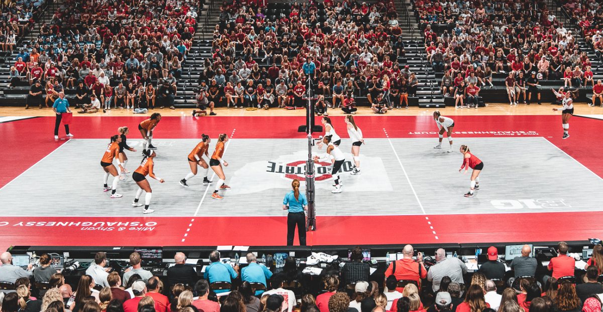 #7 Buckeyes Volleyball Falls To 2nd Ranked Texas Before Sold-Out Home Crowd In Season Opener