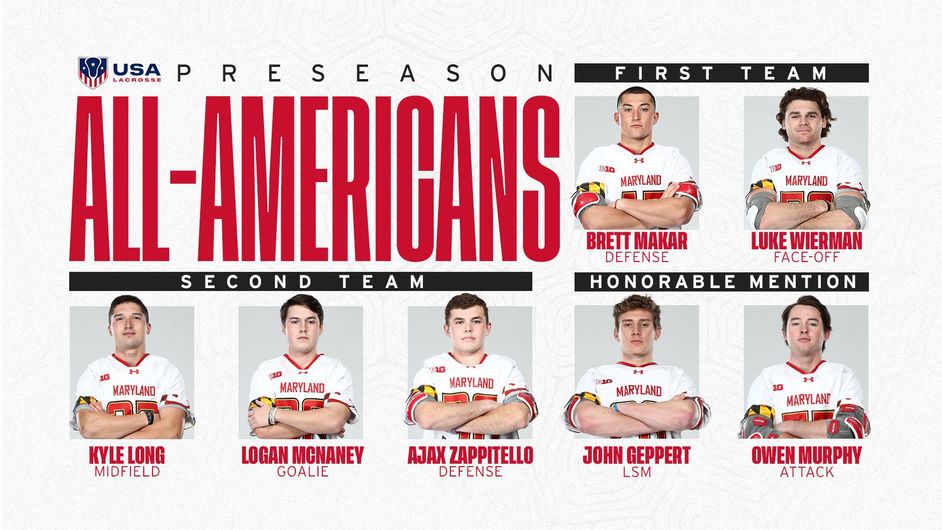 Seven Terps Named USA Lacrosse All-Americans