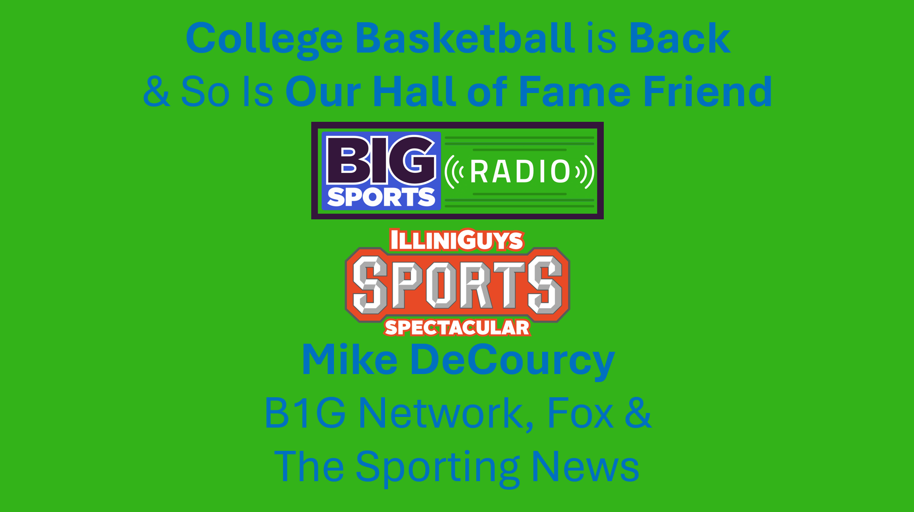 Mike DeCourcy - Big Sports Radio - Nov 22 Weekend